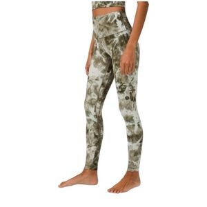 Lululemon Women’s Align Pant 25” *Diamond Dye Light Sage Medium Olive